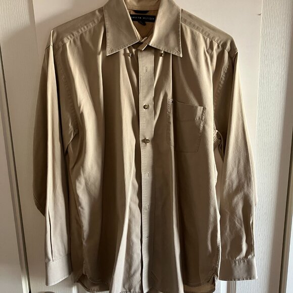 Lot of 3 Tommy Hilfiger Button Down Dress Shirts Size Medium - Picture 2 of 14